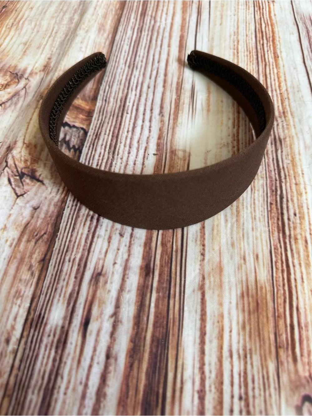 Unbranded Chocolate Brown Ribbon Headband OS